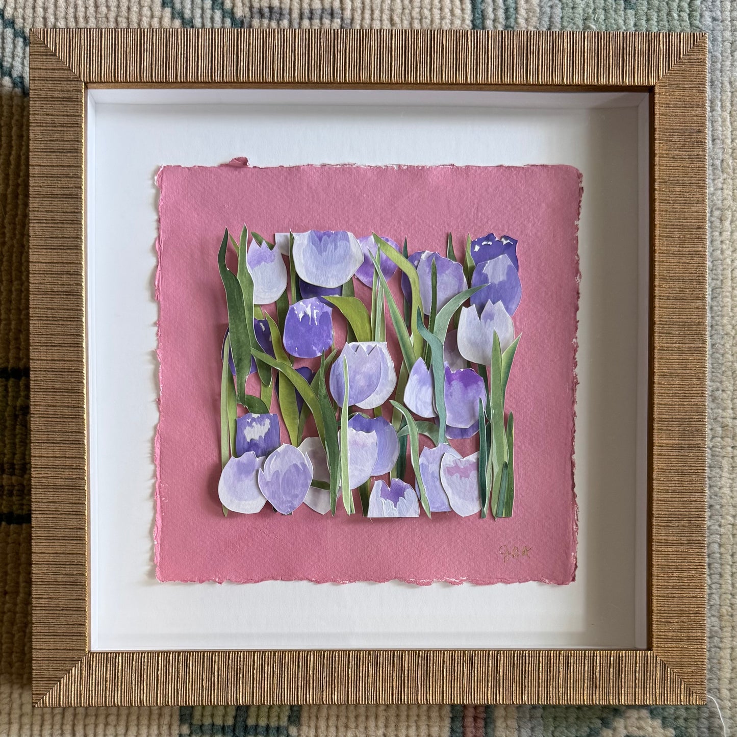 Tulips on Pink