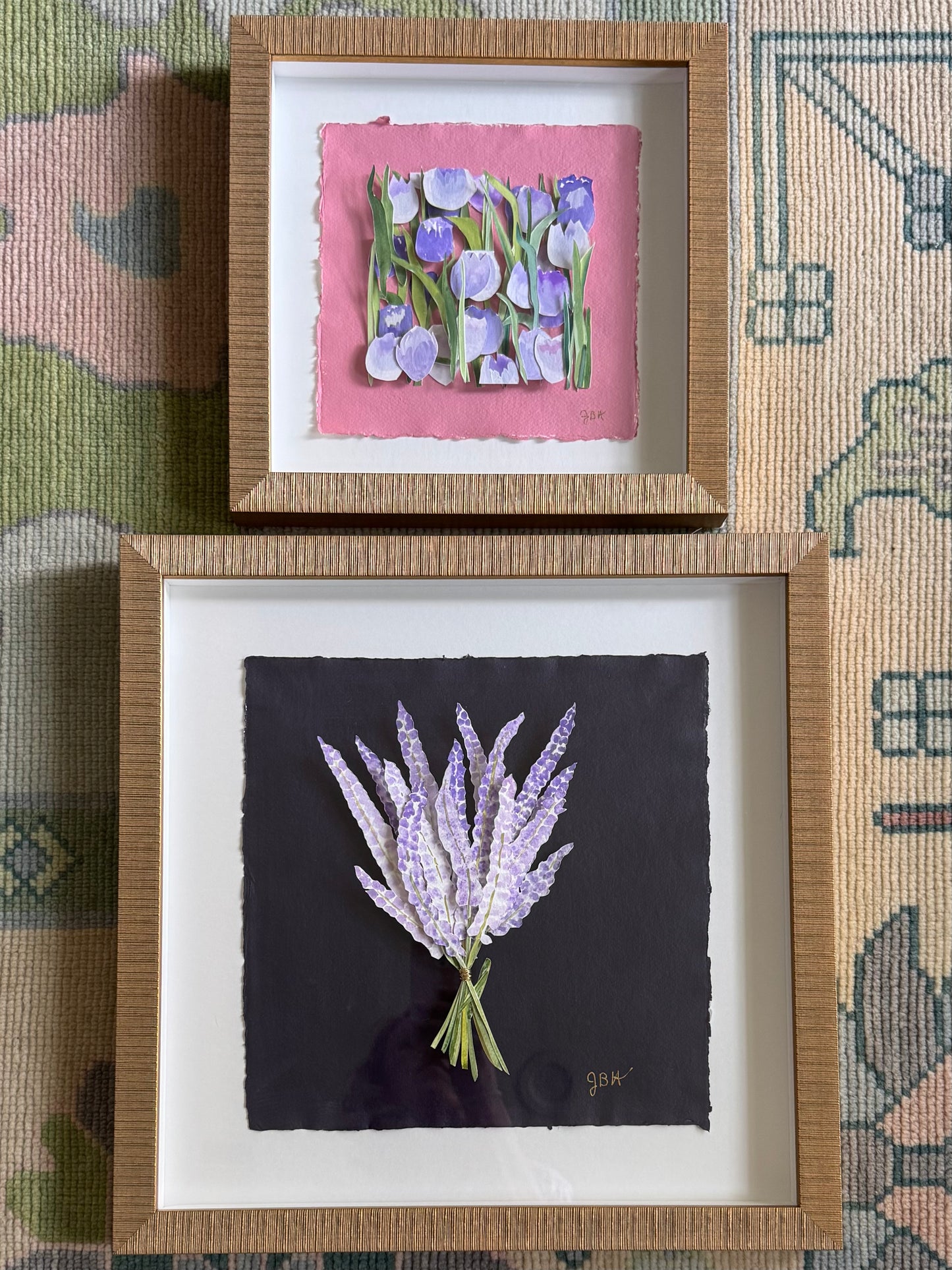 Tulips on Pink