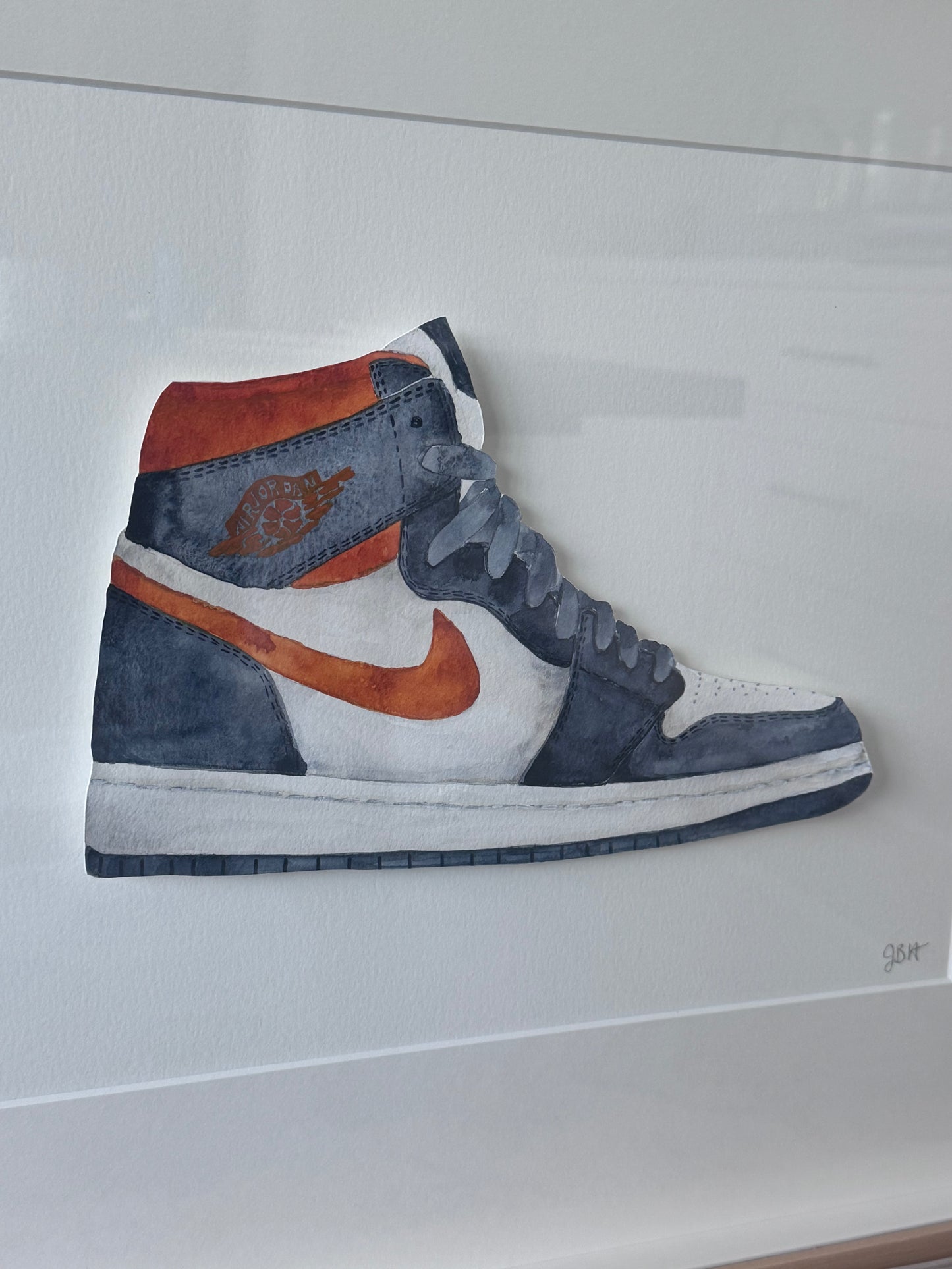 Jordan - Navy and Orange