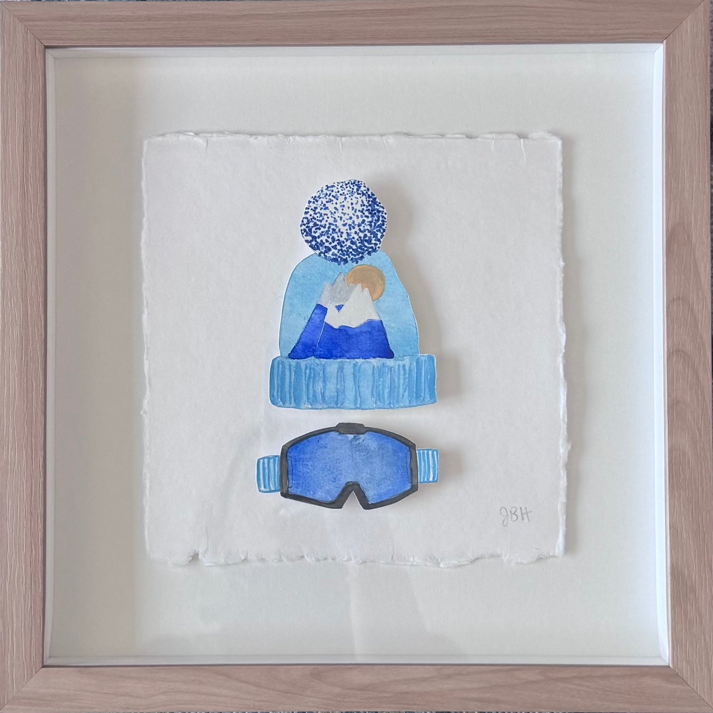Ski Hat & Goggles - Blue Mountain