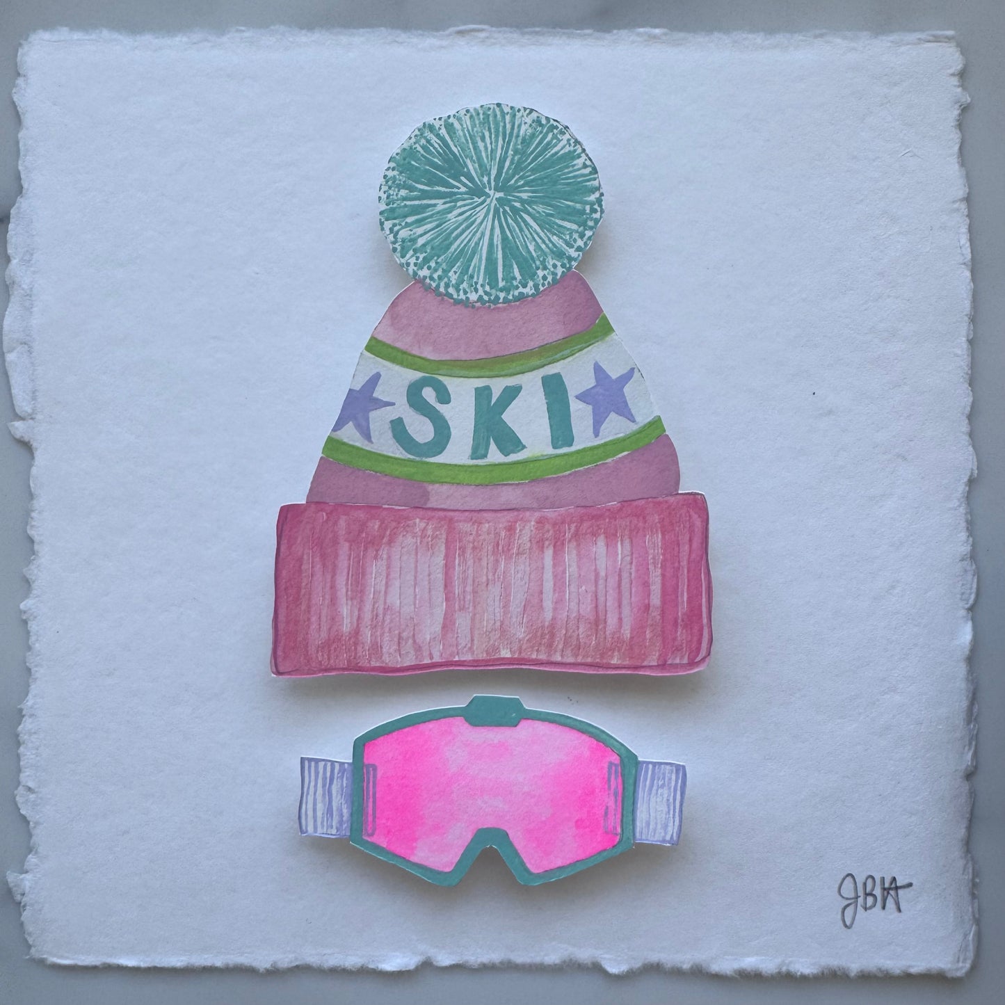 Ski Hat & Goggles