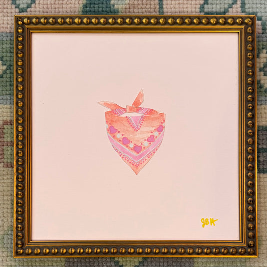 Pink Hearts Bandana