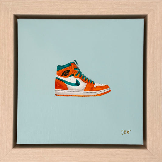 Nike Small - Orange & Green on Birds Egg