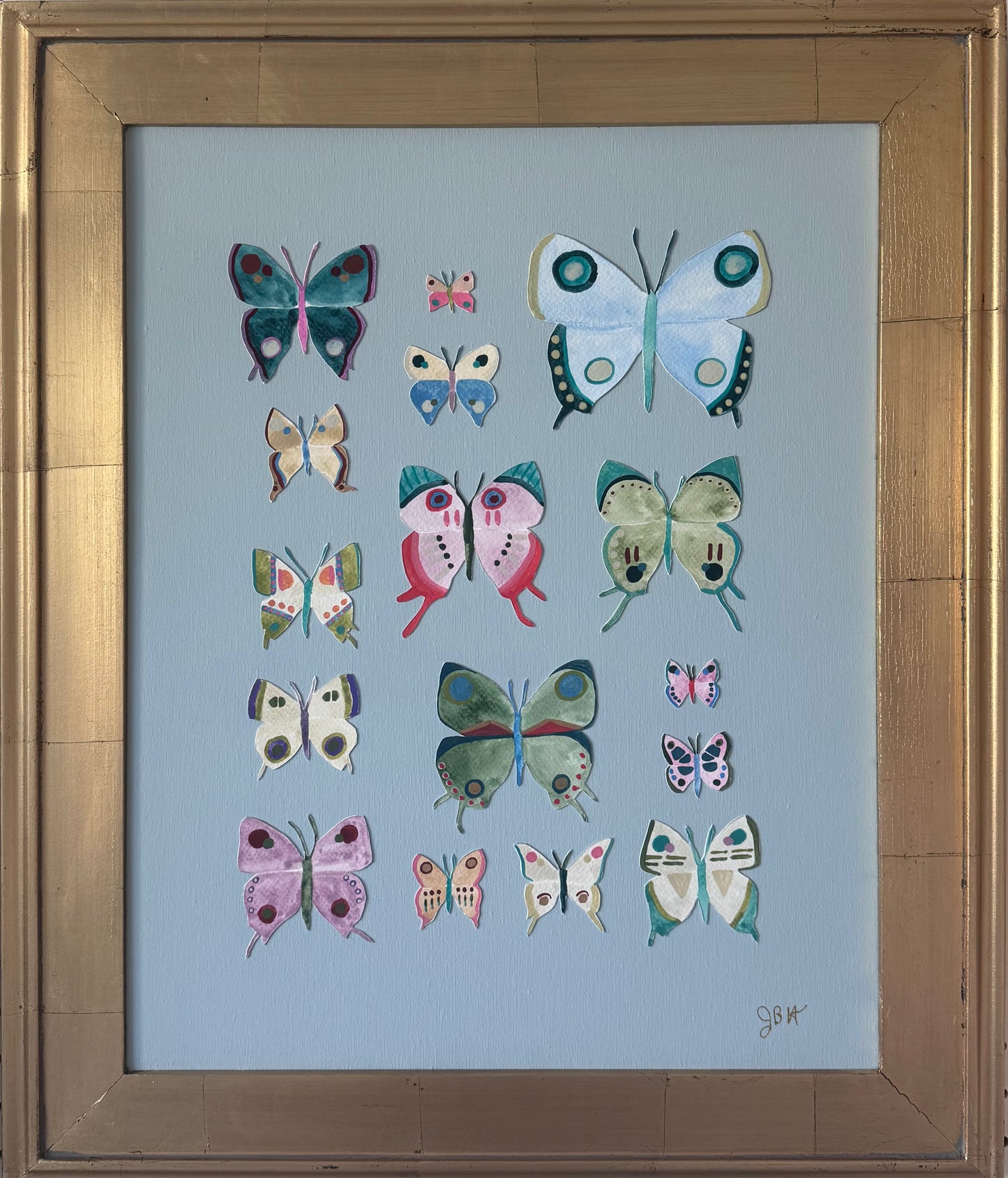 Light Blue Butterfly Collection