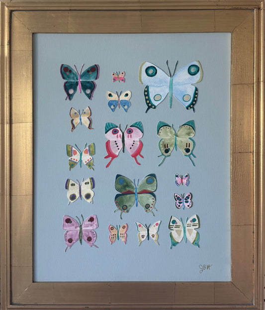 Light Blue Butterfly Collection
