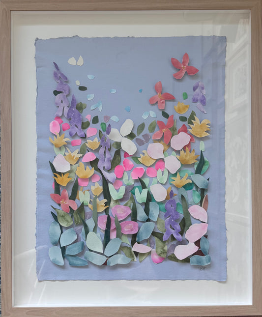 Light Blue Floral Meadow