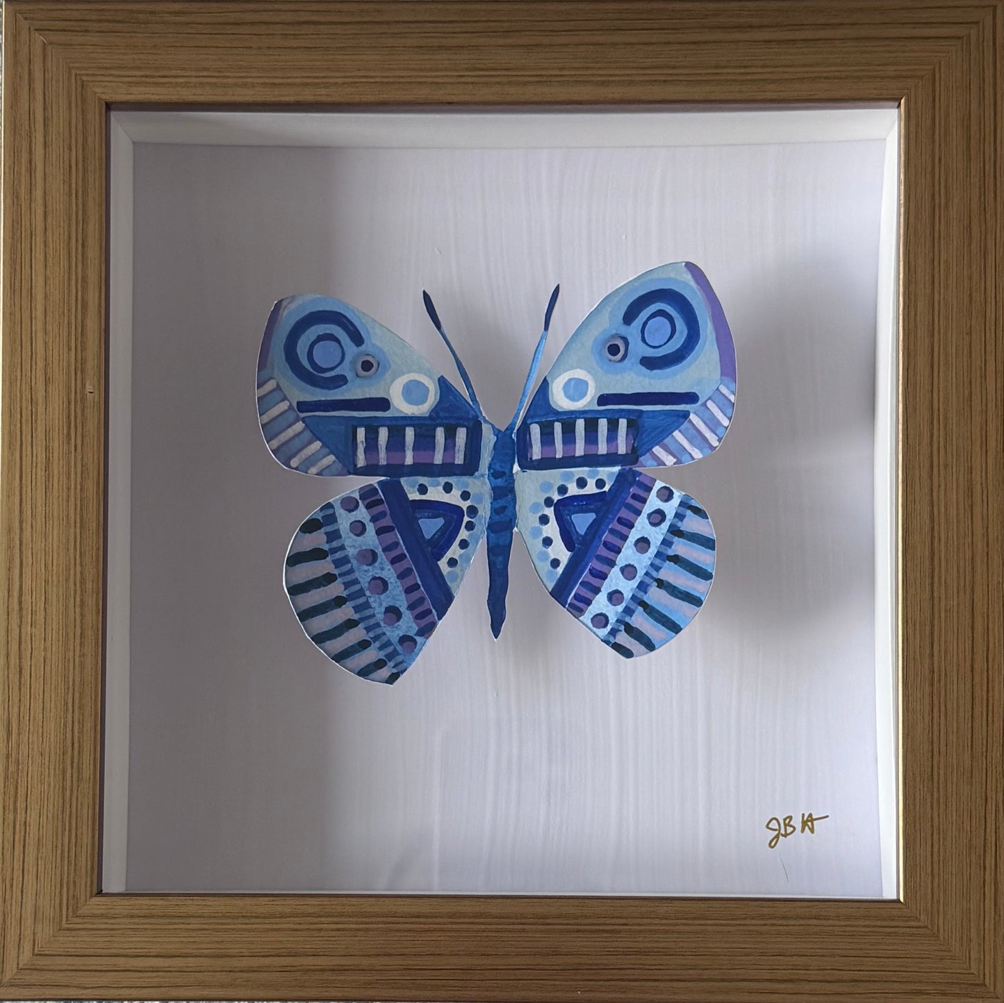 Blue Butterfly on Lavender