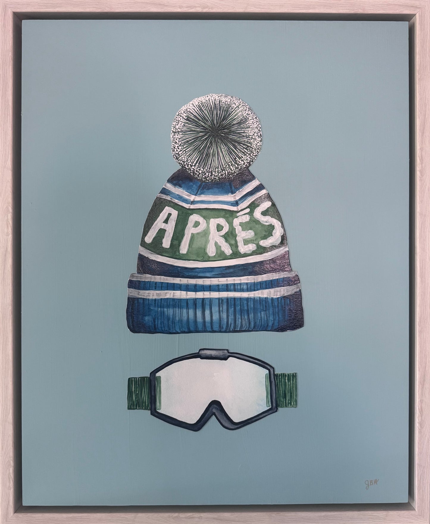 Oversized Apres Ski Hat & Goggles