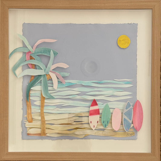 Beach Scape - Surf Boards