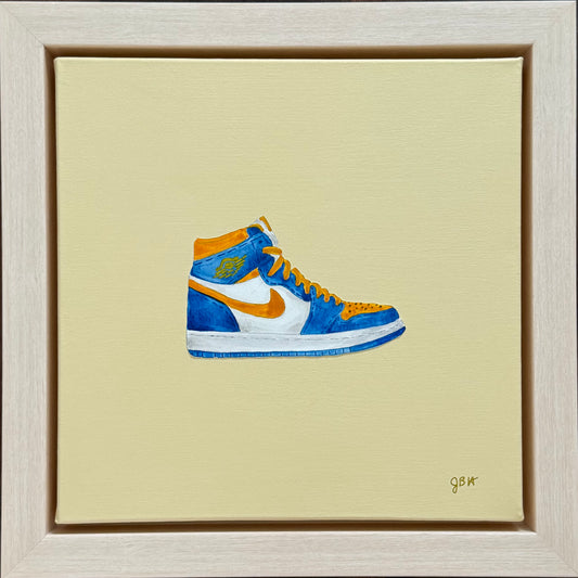 Large Nike - Blue and Yellow